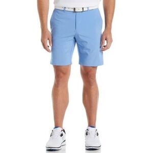 Callaway Golf 9" Flat Front Shorts In Blue Size 36